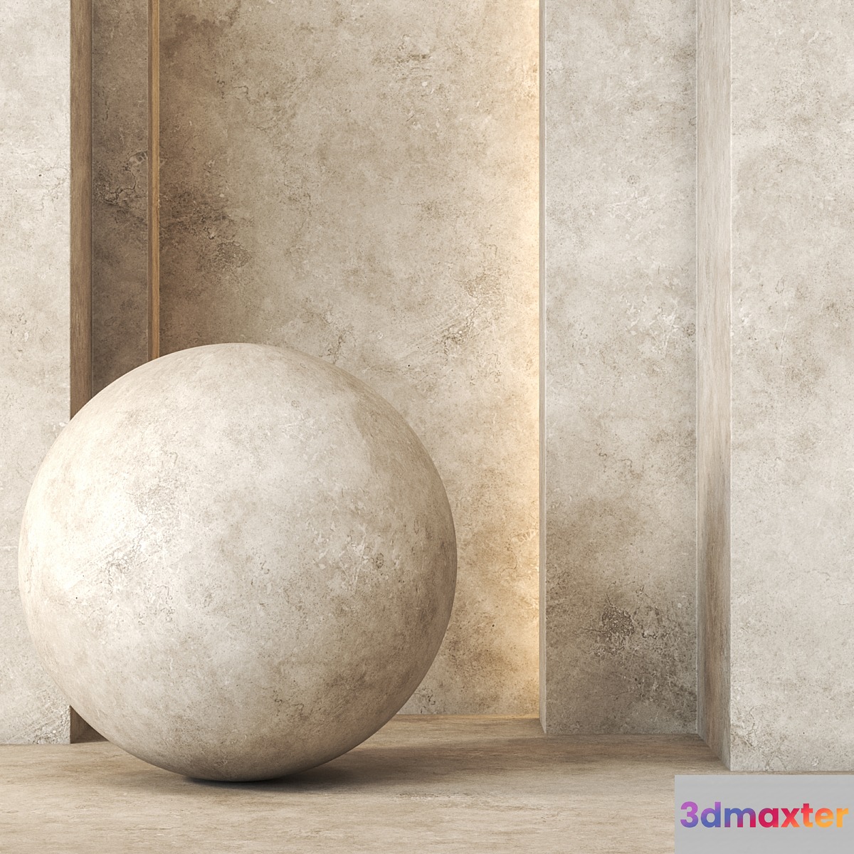 Travertine Texture 4K - Seamless - No.4