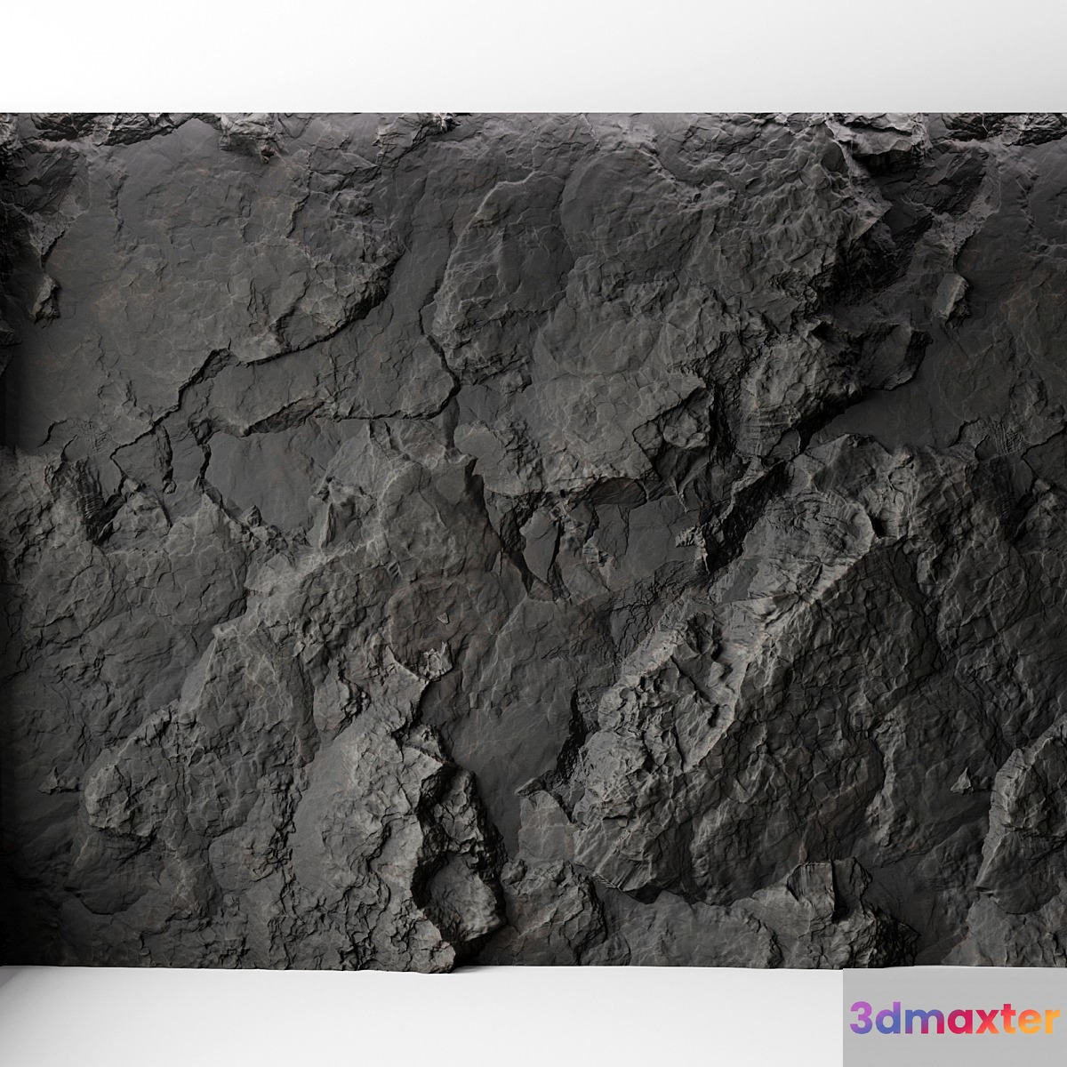 Rock cliff wall №9 3D Max