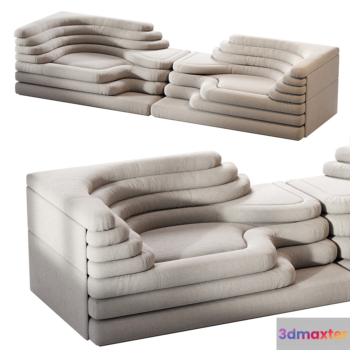 DS-1025 TERRAZZA LOUNGE - No.2 3D Max