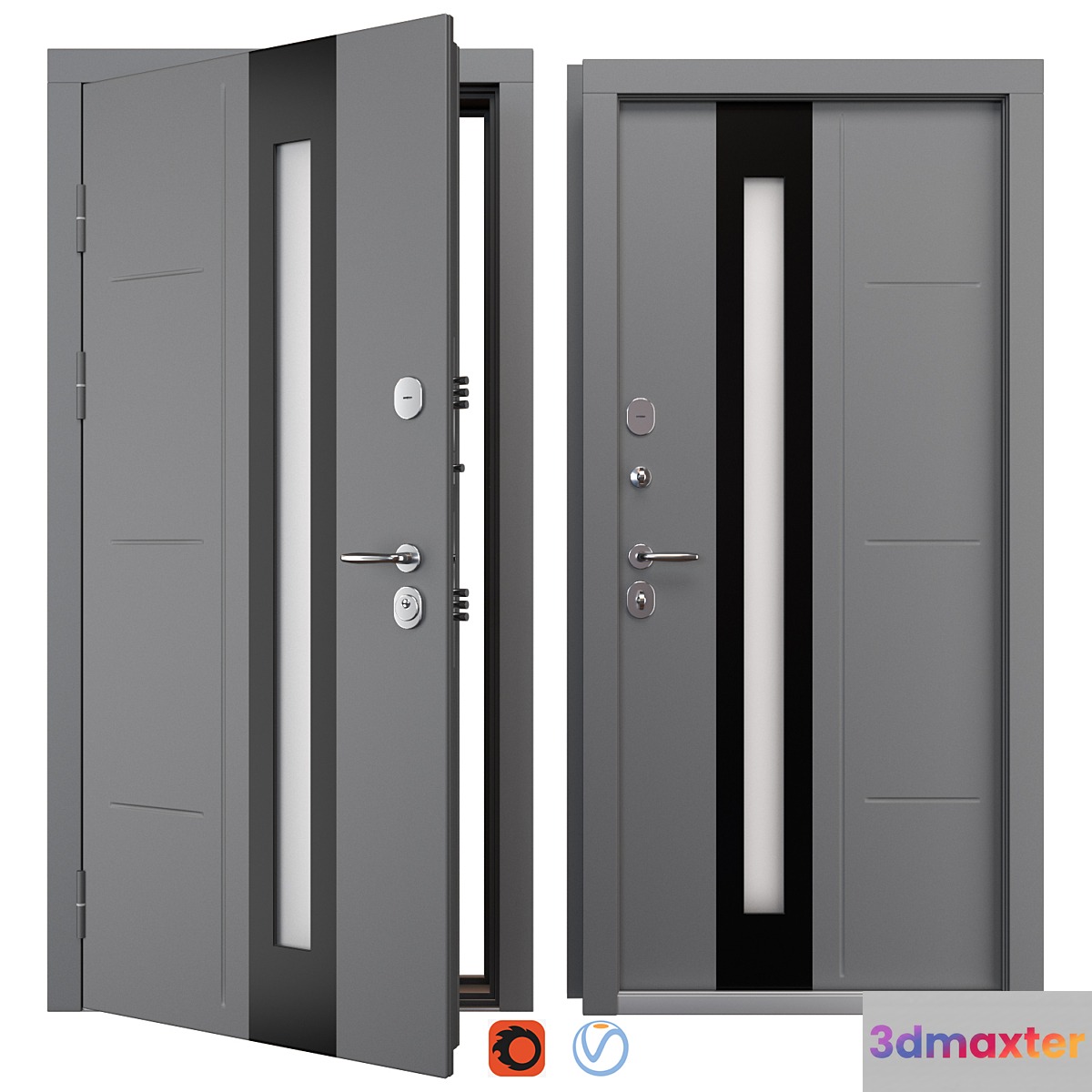 Entrance metal door Asti (Bear) - No.2