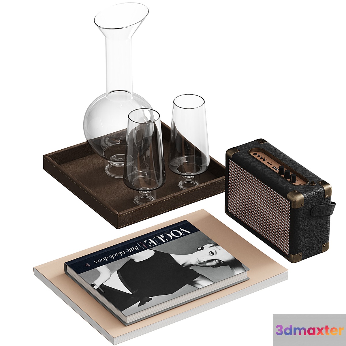 Decorative set in retro style - No.3