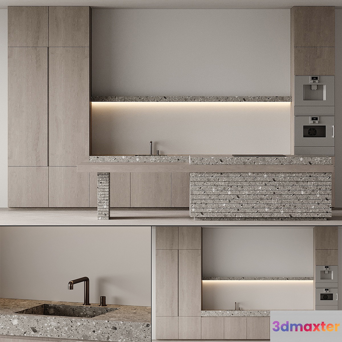 Kitchen with island 003