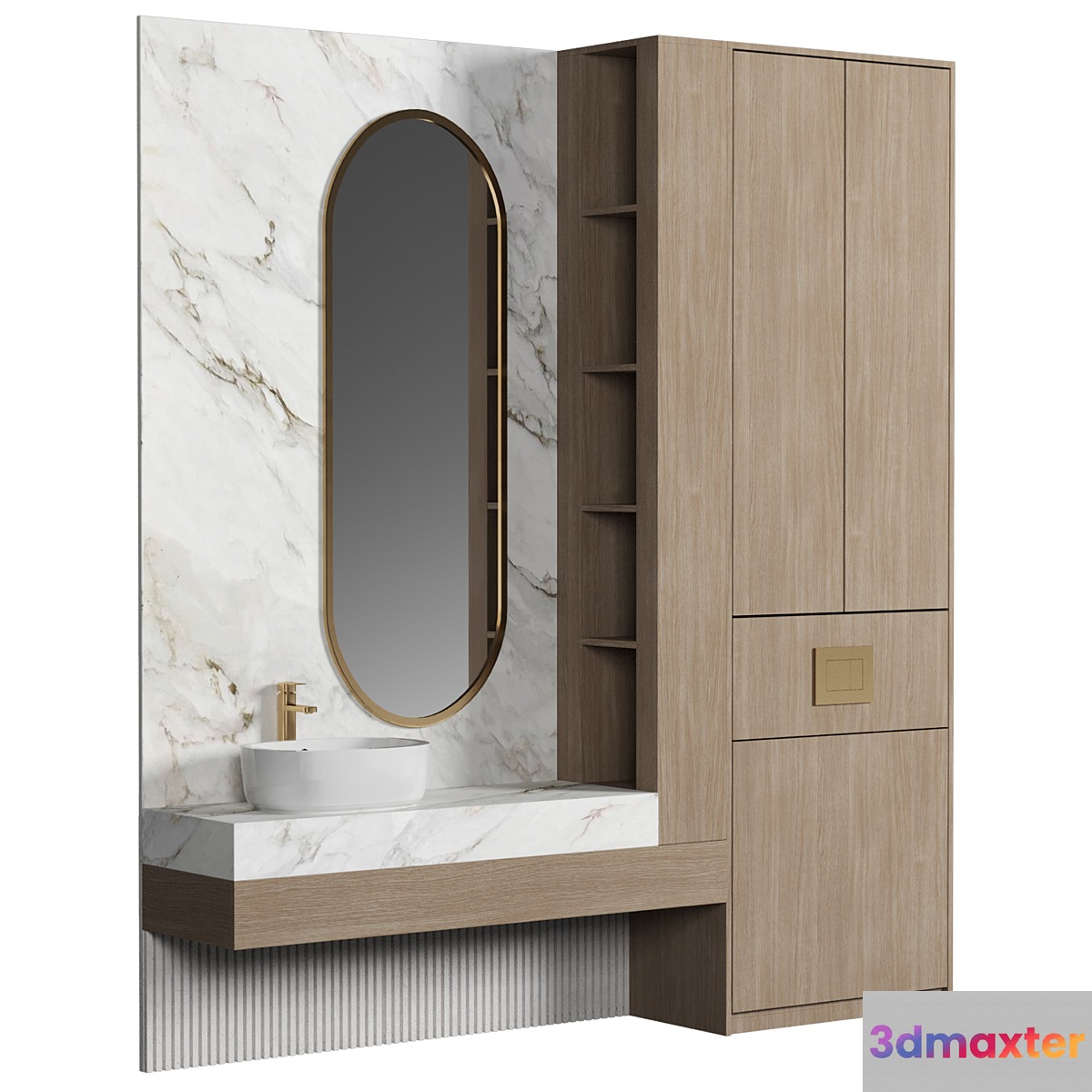 Bathroom Furniture 028 3D Max