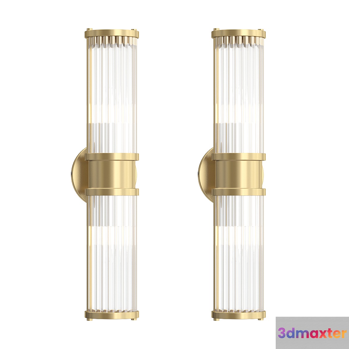 Wall Light Fixture Modernist Stylish 3D Max