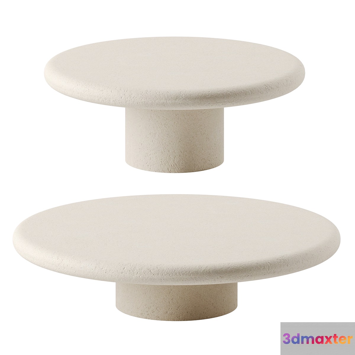Matera Sandstone Coffee Table by Artilleriet 3D Max