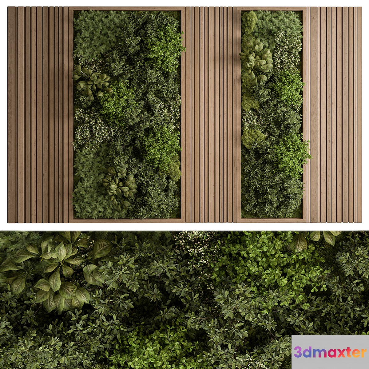 Vertical Garden - Green Wall 74 - No.2 3D Max