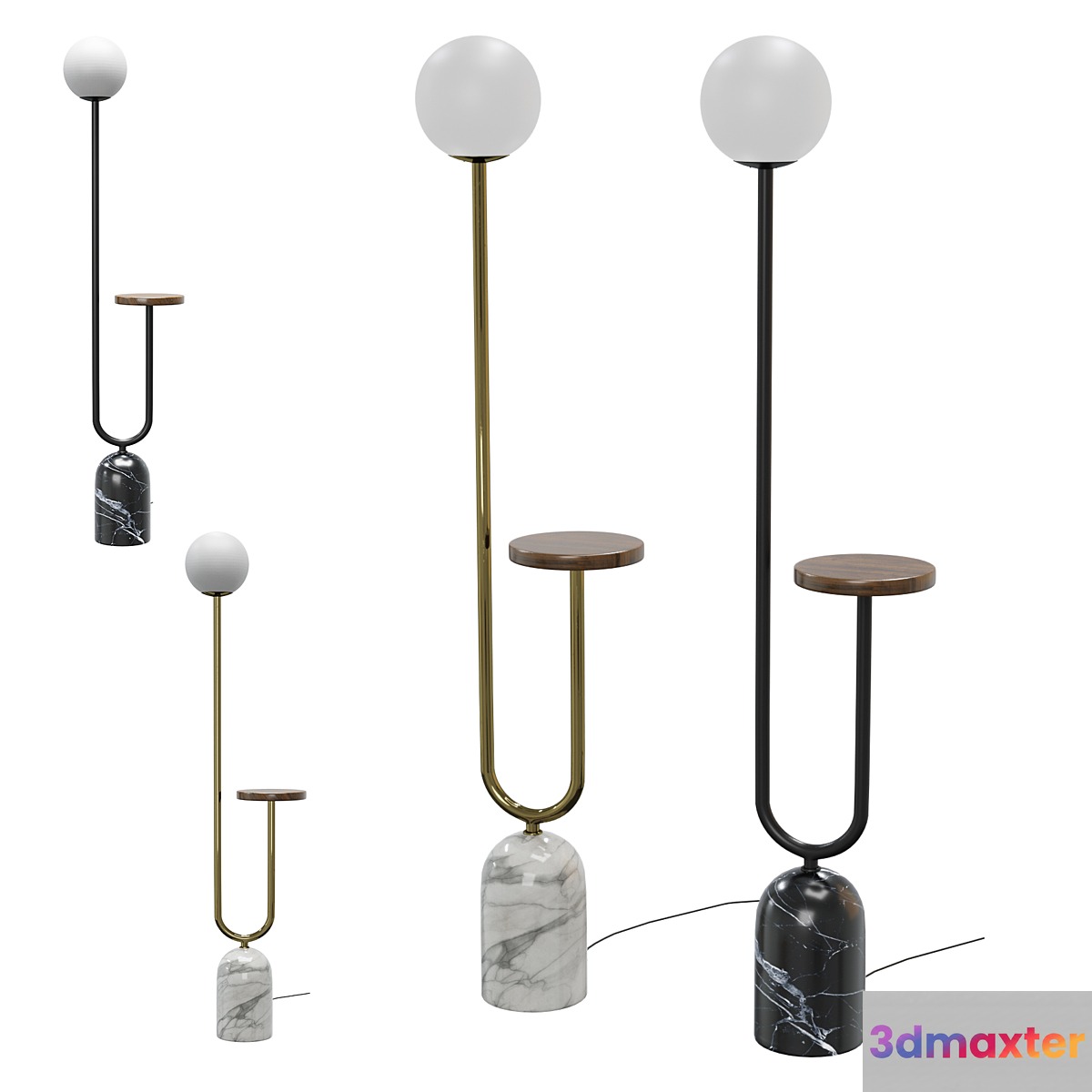 Floor lamp ECERO TOTEM 3D Max