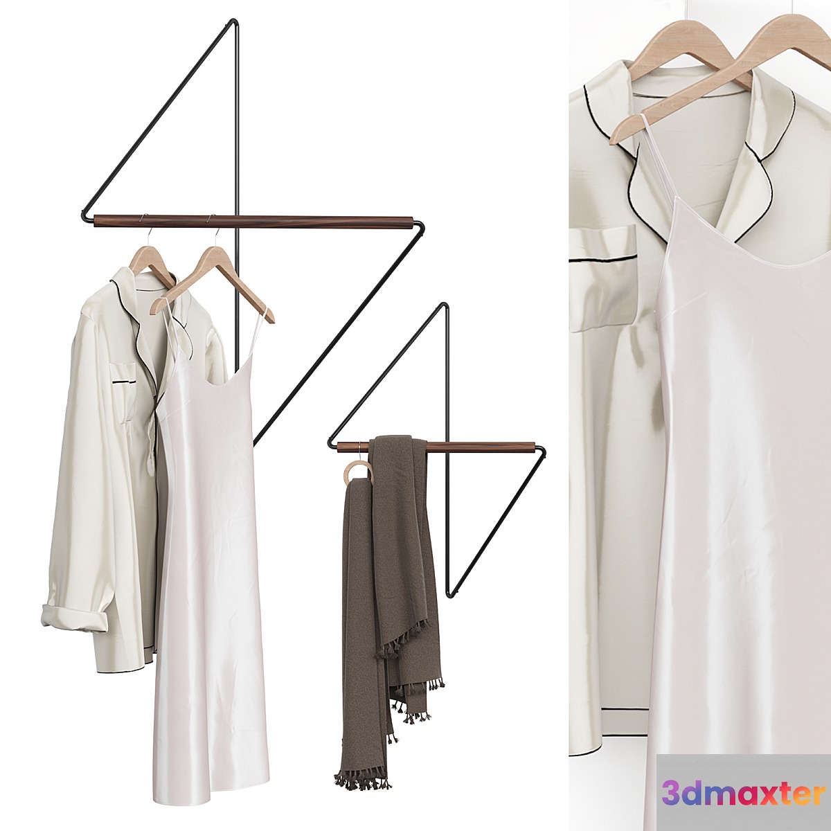 Clothes hanger Creative Wall Hanger 3D Max