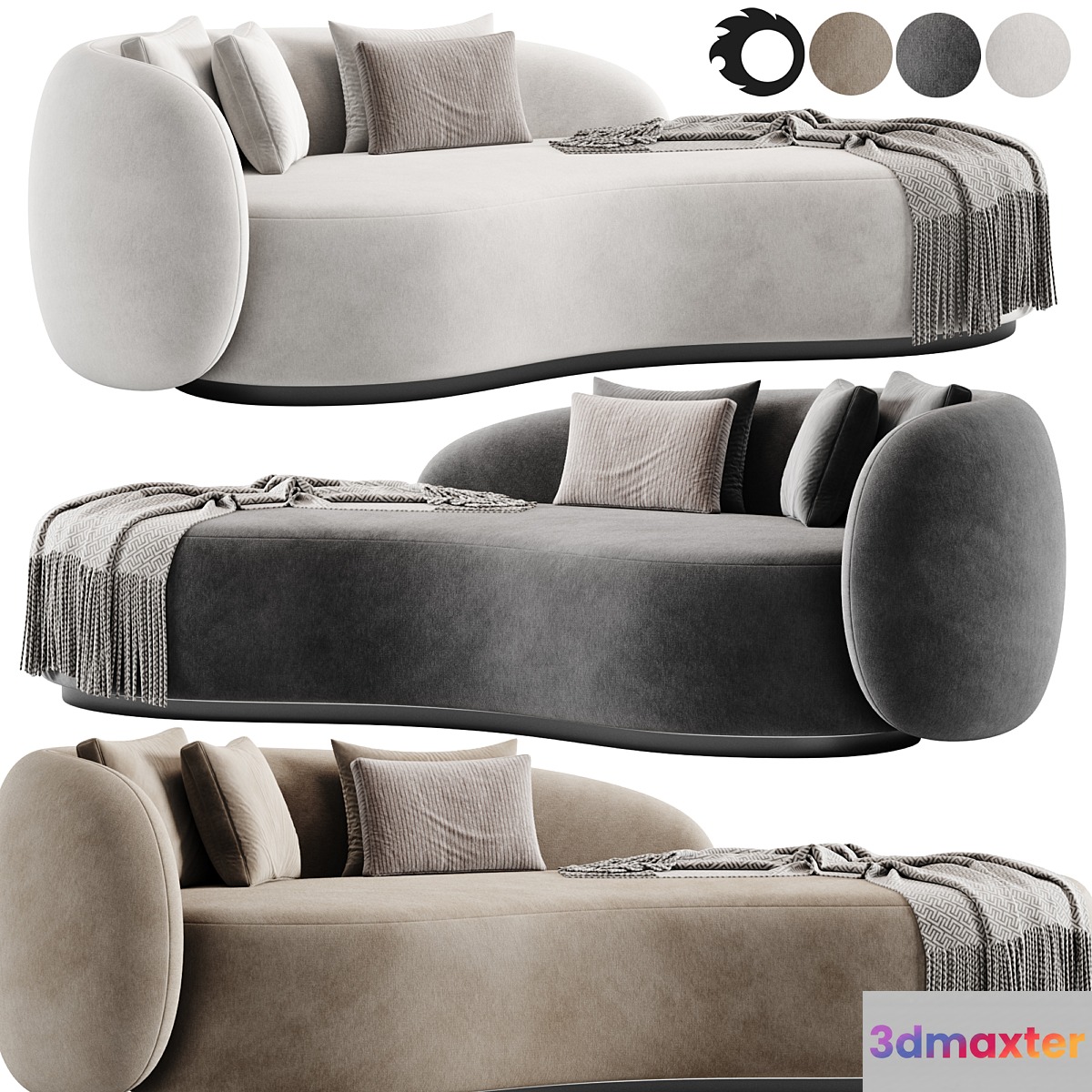 Sofa Bernd By Eichholtz 3D Max