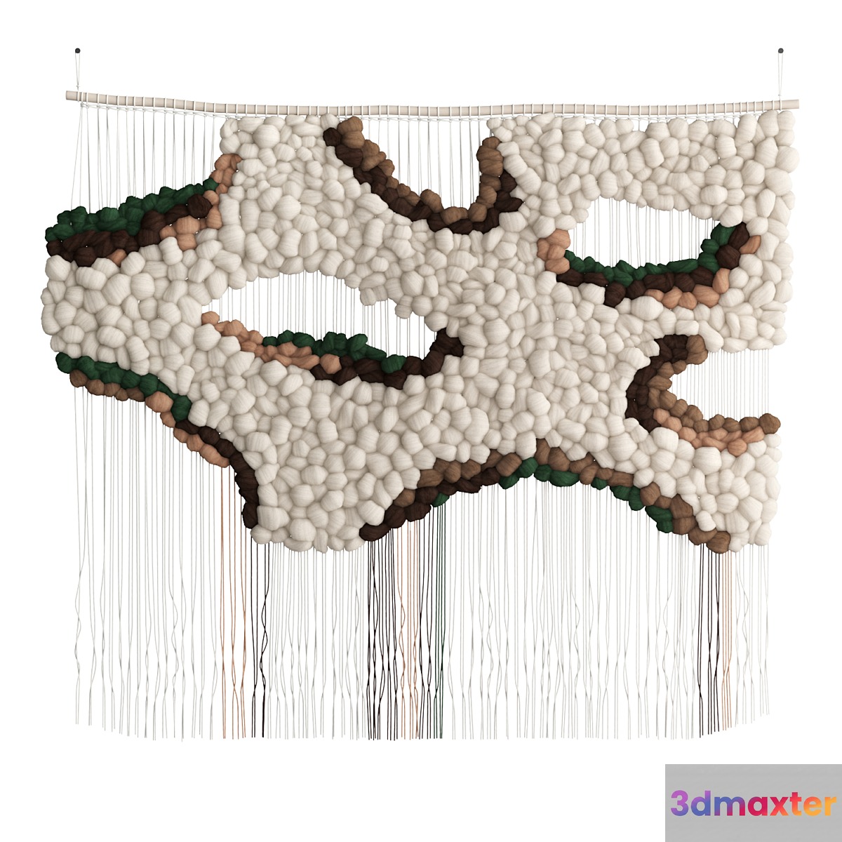 Tapestry with colored inserts by Helen Loom 3D Max