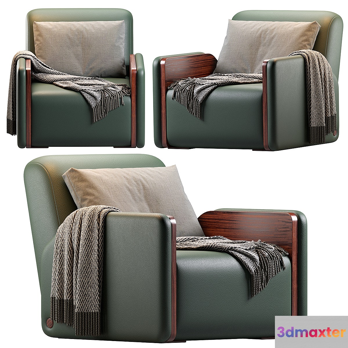OSCAR Armchair - No.2 3D Max