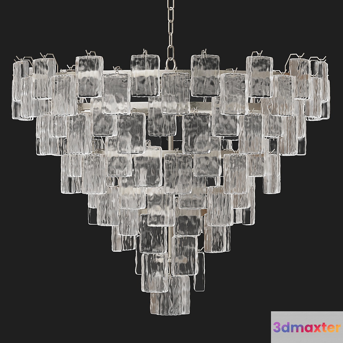 Il Paralume Marina VENETIAN GLASS CHANDELIER 3D Max