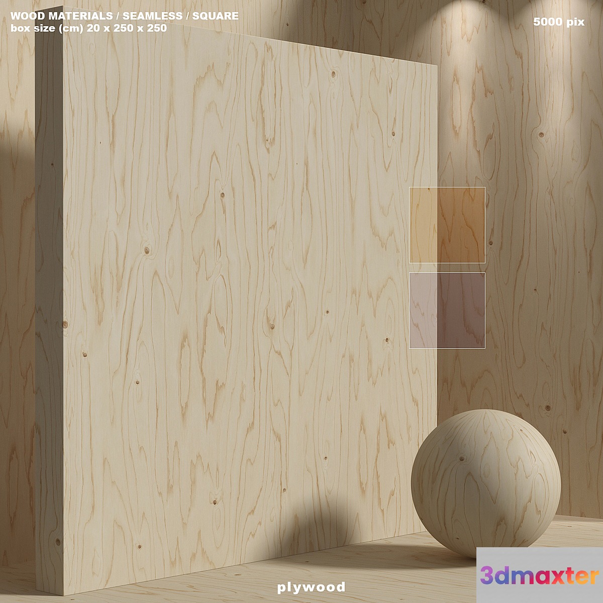 Material wood (seamless) plywood - set 152 3D Max