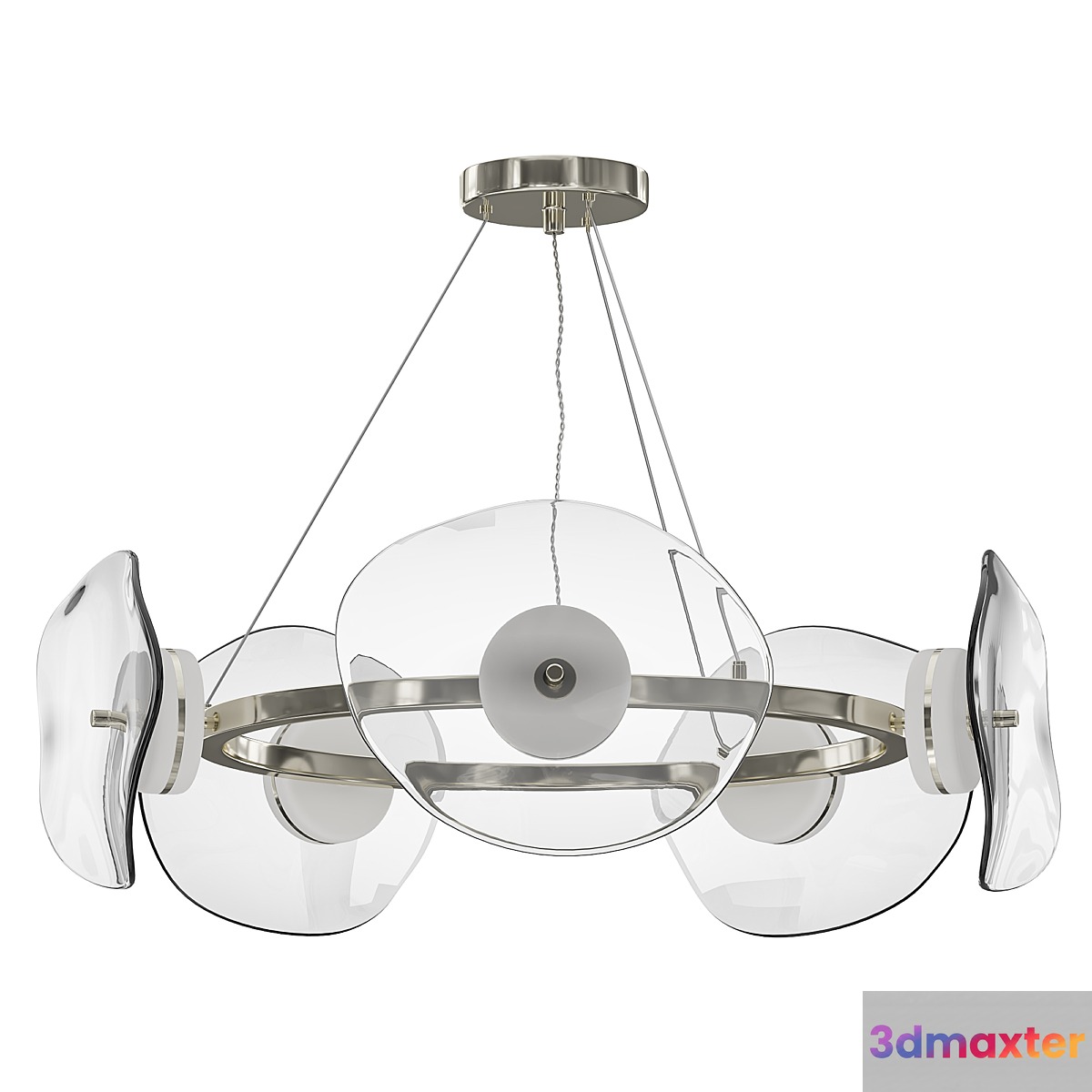 Suspended LED Chandelier Odeon Light Fluent 3D Max