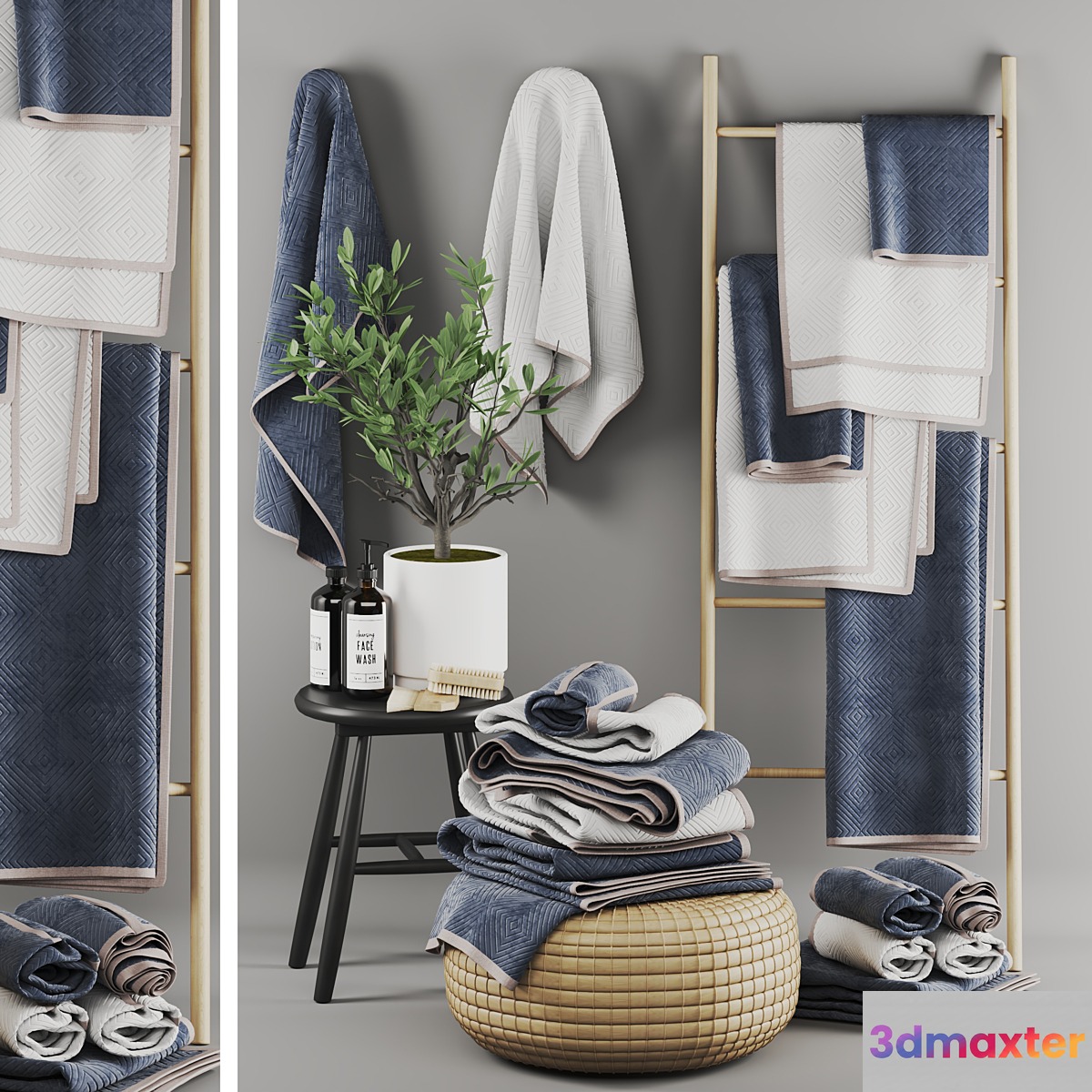 bathroom accessories-17 3D Max