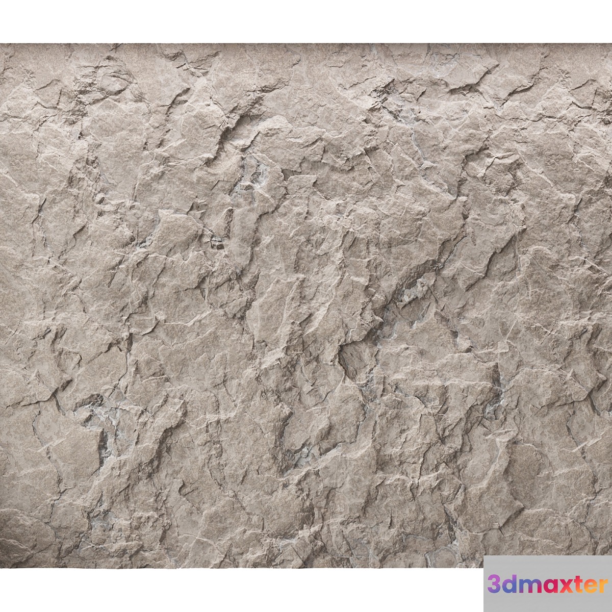 Rock cliff wall №39 3D Max
