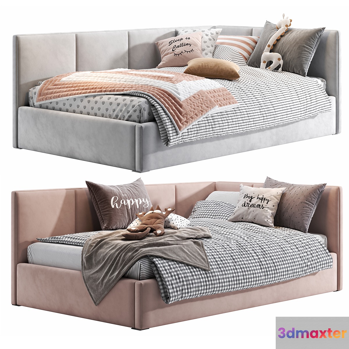 Parfe cushioned Corner bed - No.4