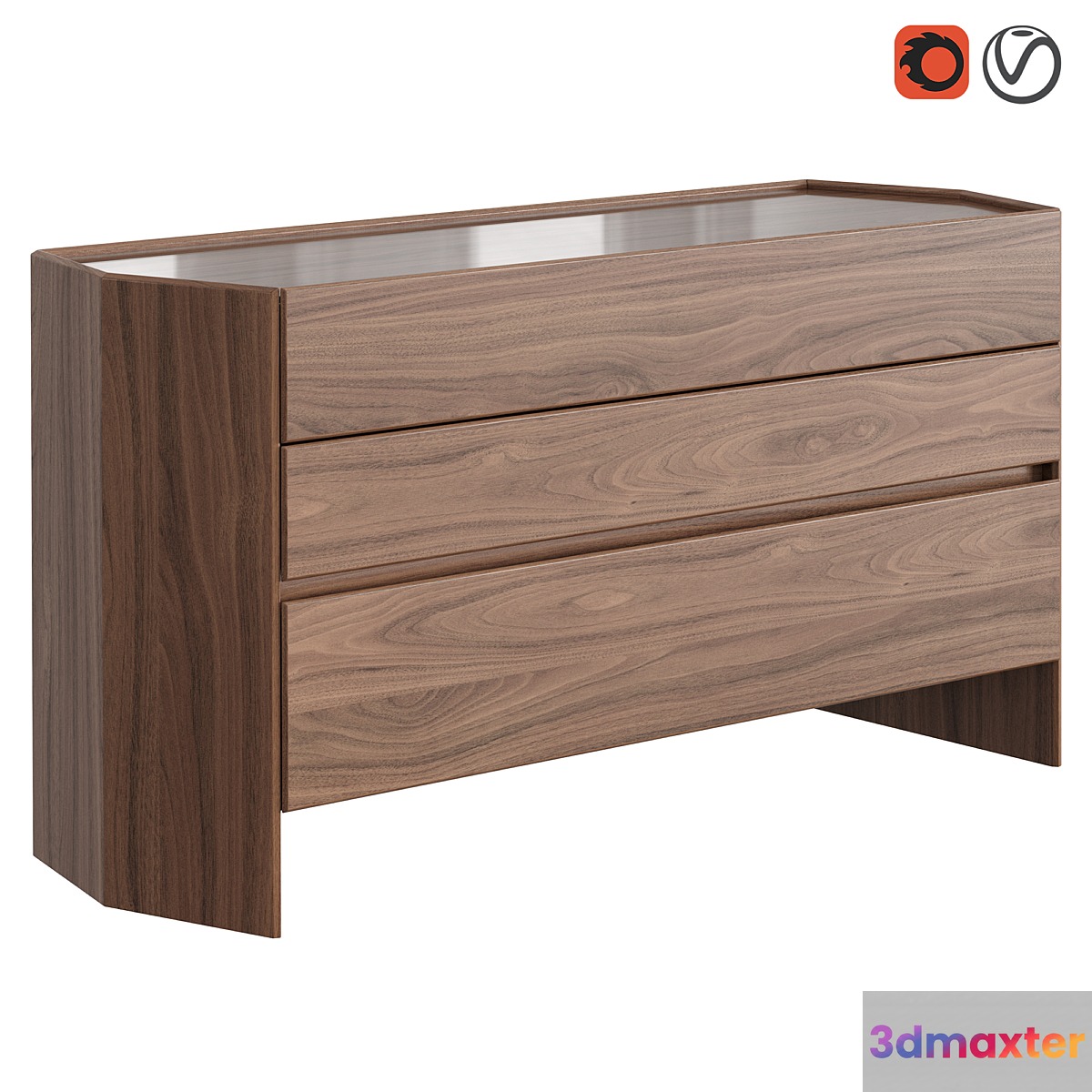 Angel Cerda chest of drawers 7073 3D Max