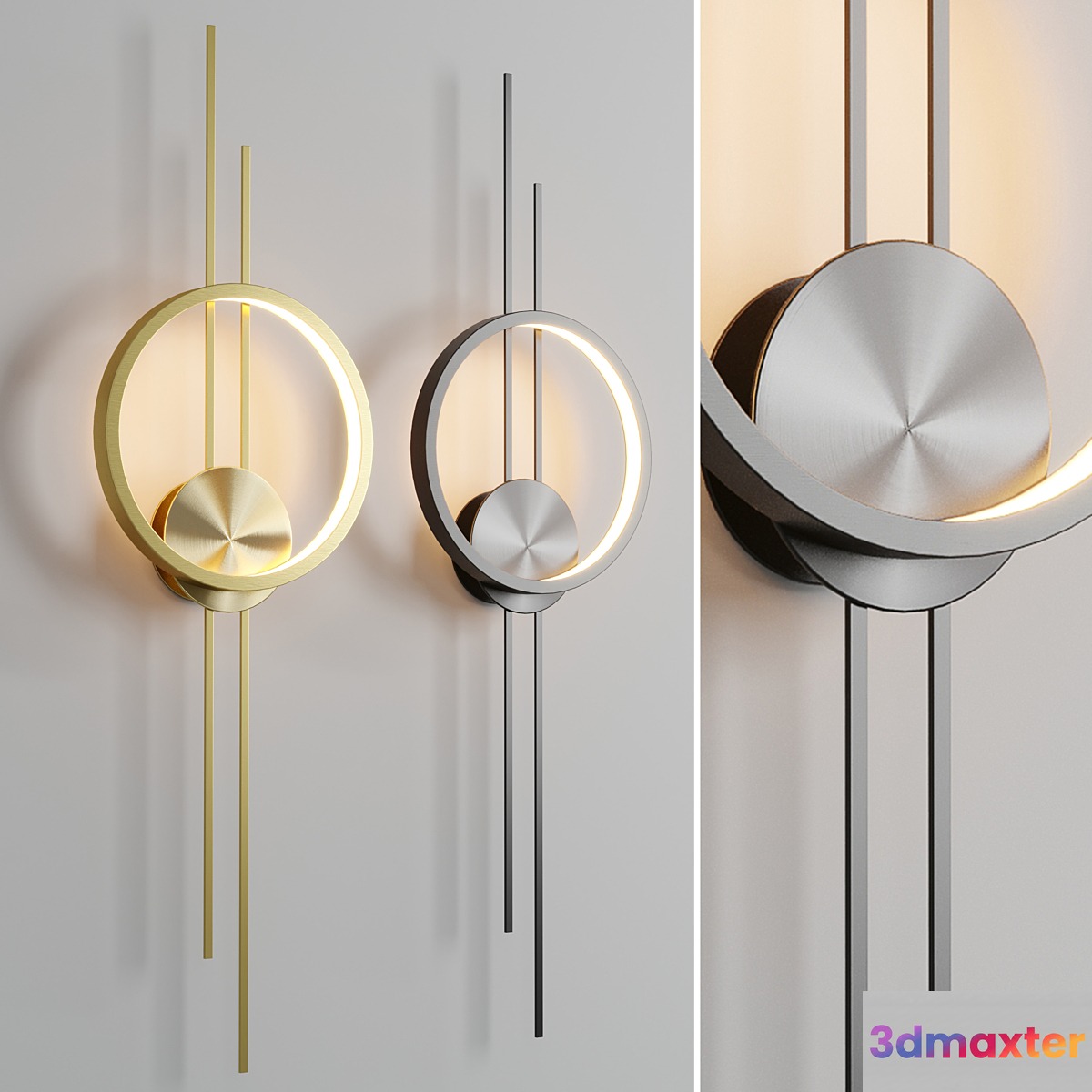 lampatron action LED wall lamp 3D Max