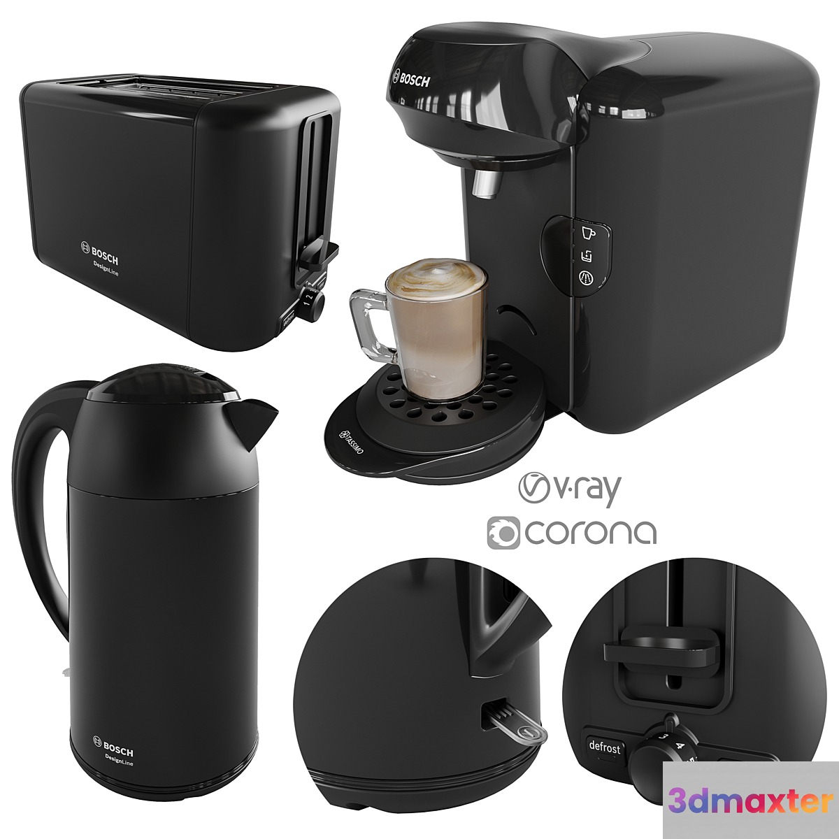Bosch Small Appliances 02 3D Max