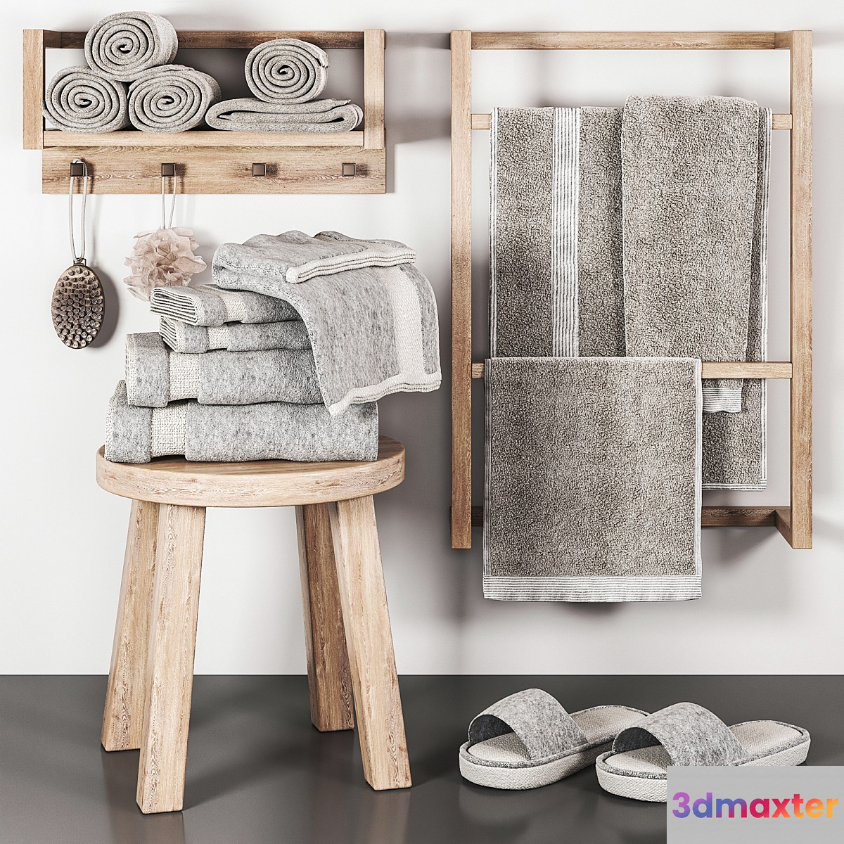bathroom accessories 03 3D Max