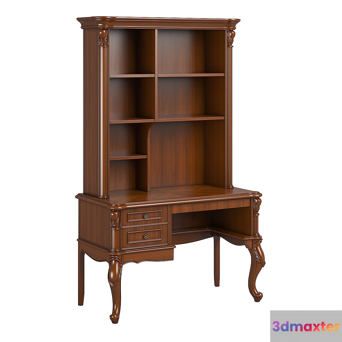 2670400_230_1_Carpenter_Children_Small_desk_with_bookcase_1200x600x1970 3D Max