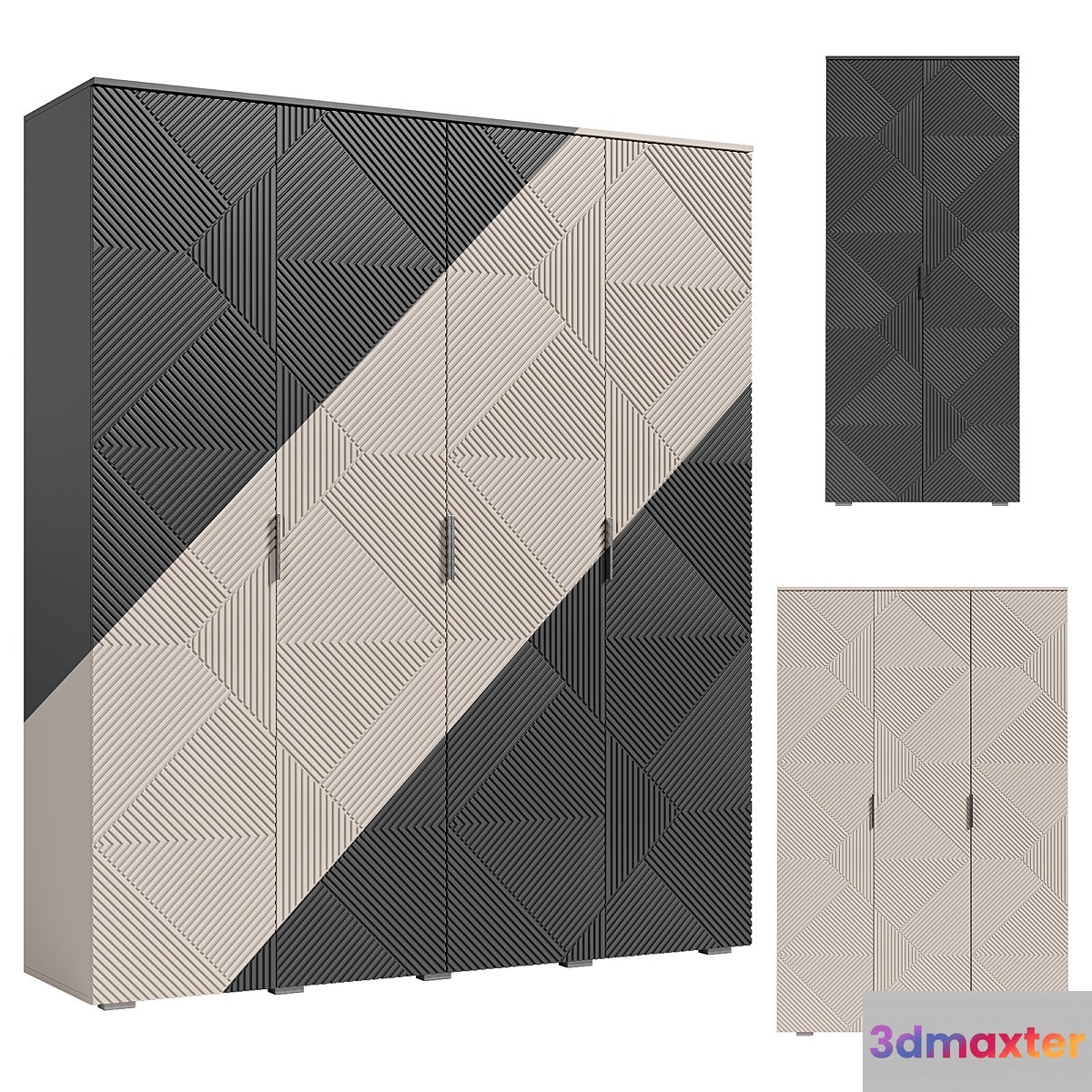 Swing wardrobe Shelton 3D Max