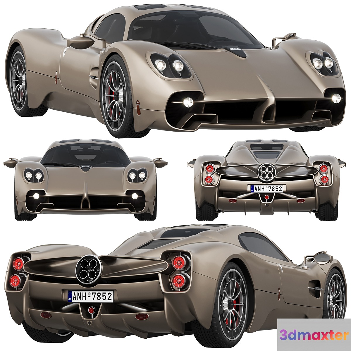 Pagani Utopia 3D Max