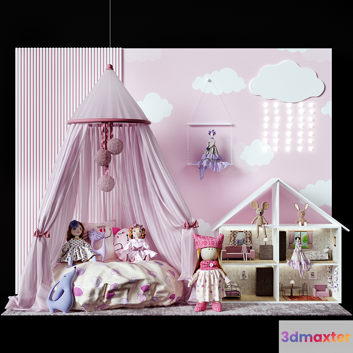 Childroom decor vol_15 3D Max