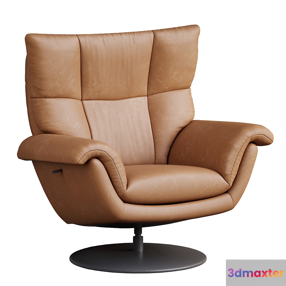 Deacon Leather Swivel Recliner armchair