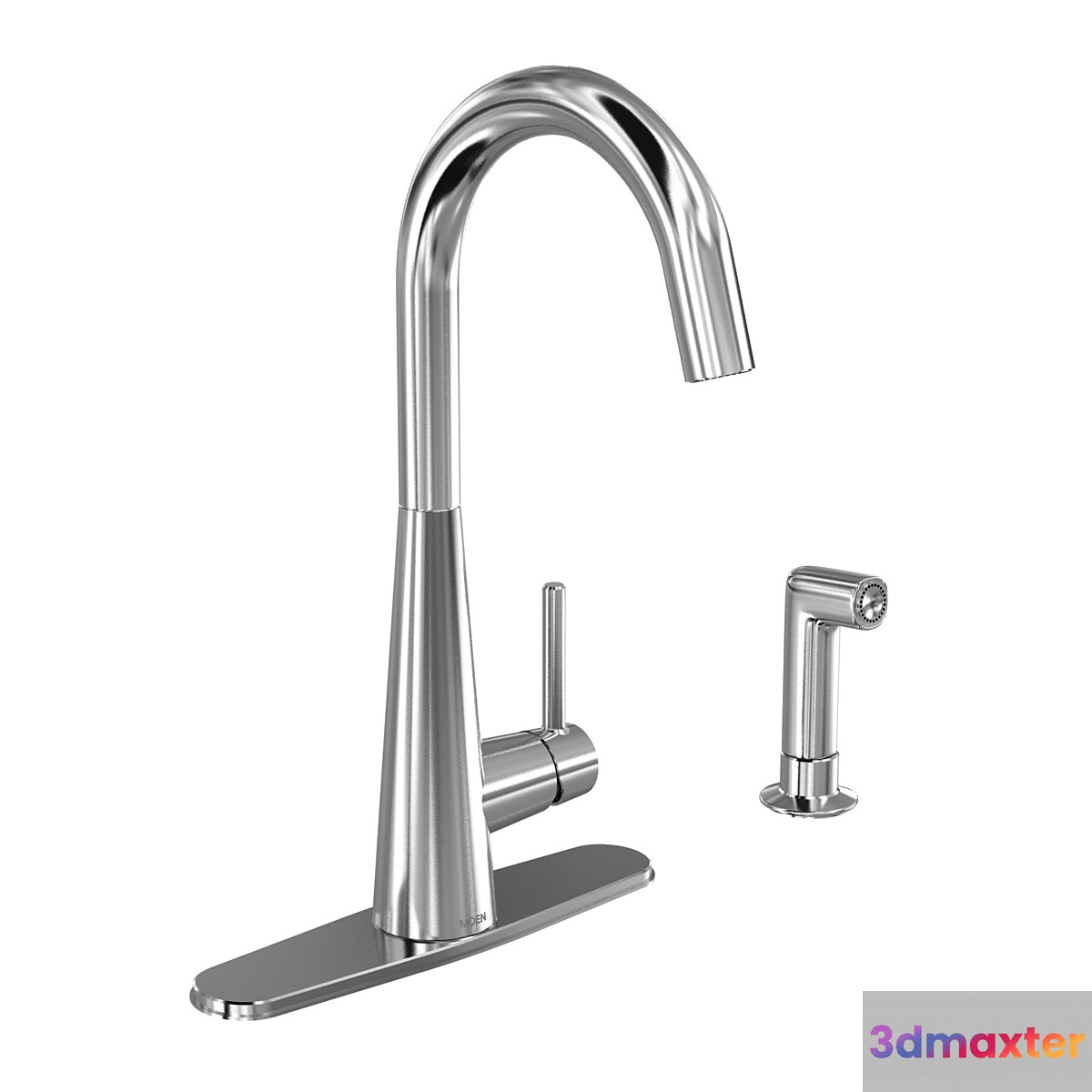 Moen Sleek Chrome One Handle Kitchen Faucet