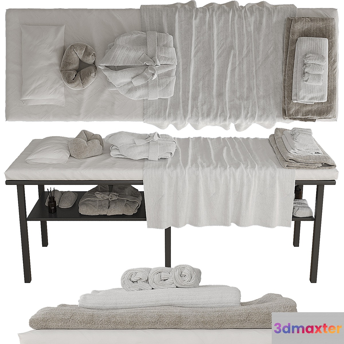 Massage table with decor 3 - No.2