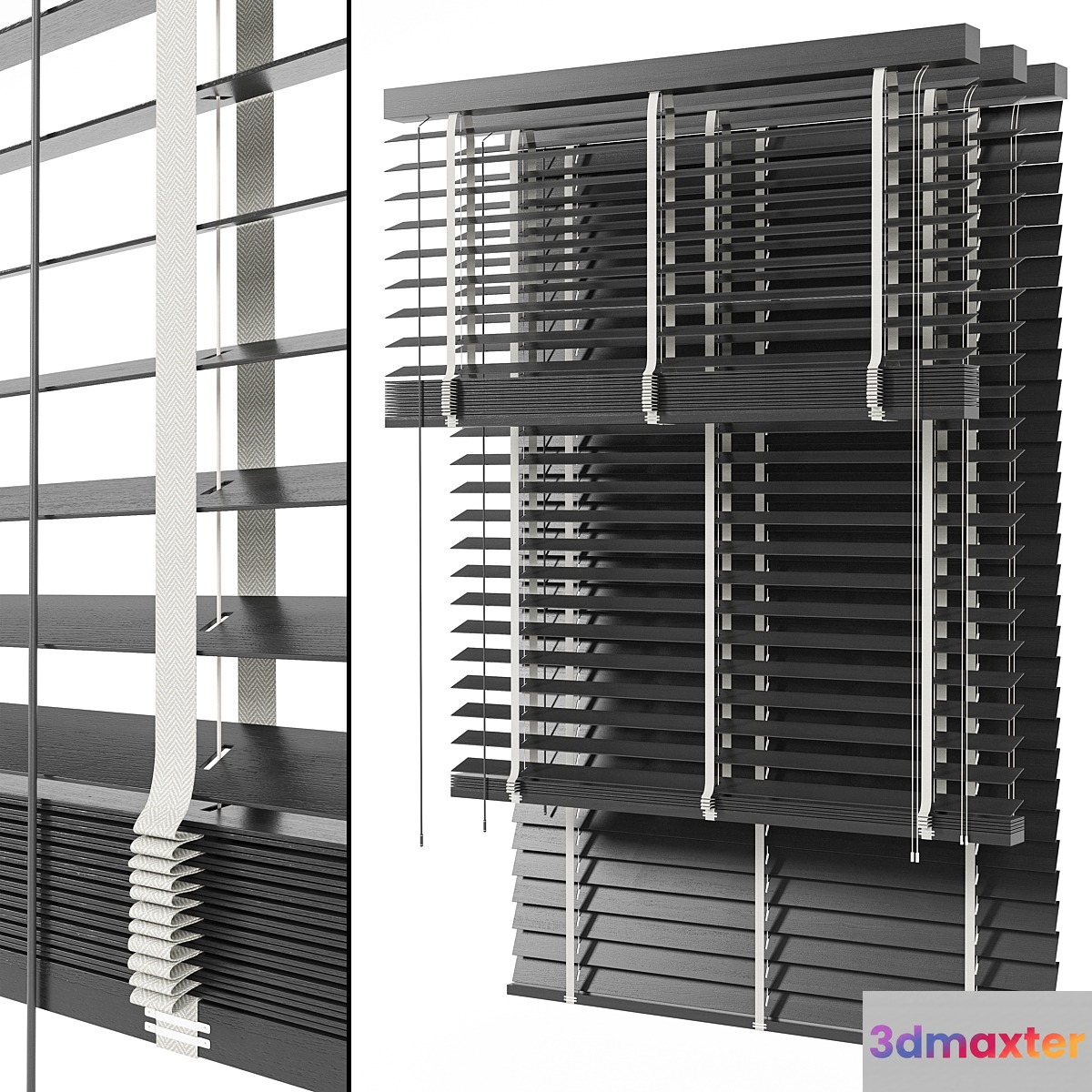 Wooden blinds Set 04 - No.2