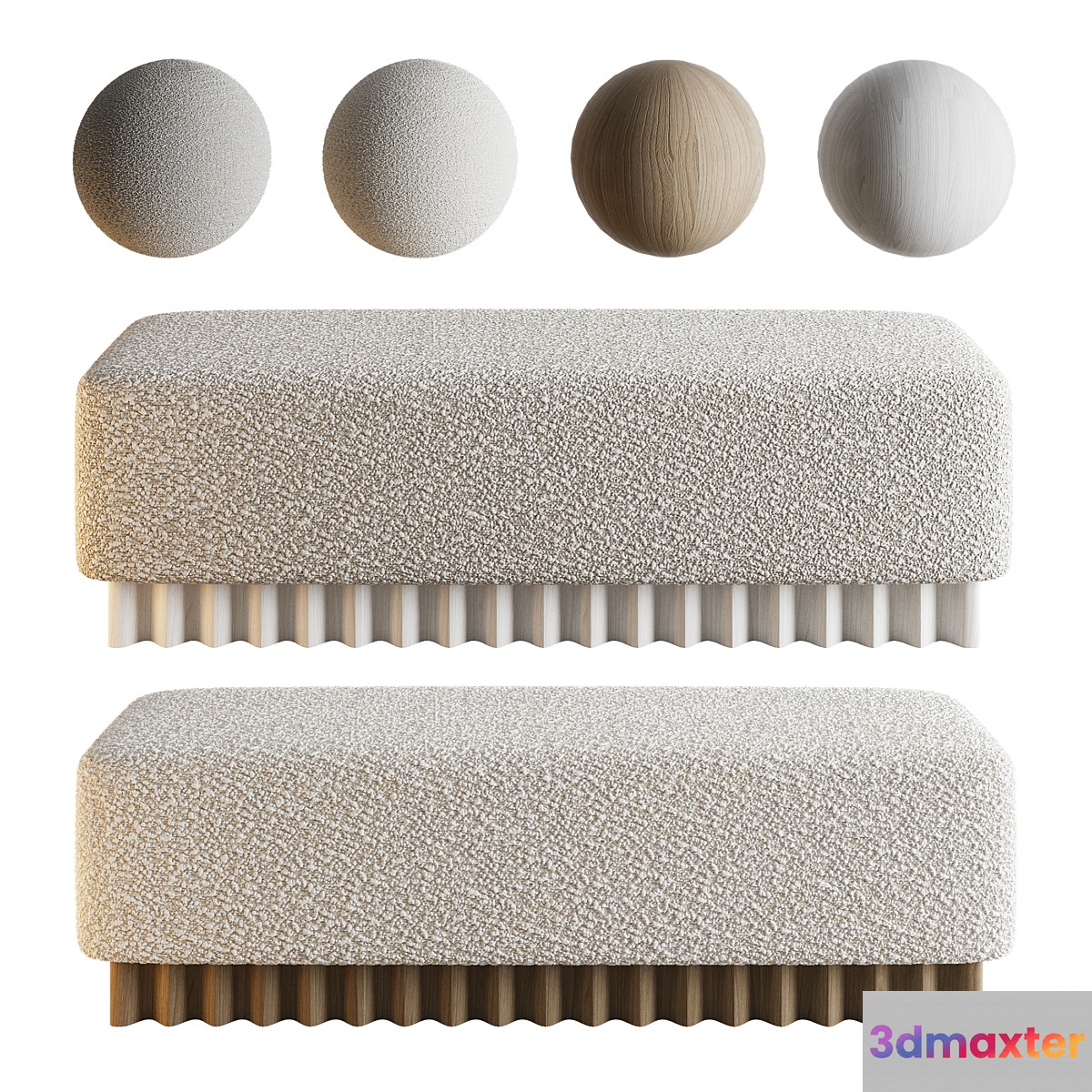 Bench AEMILIUS 3D Max