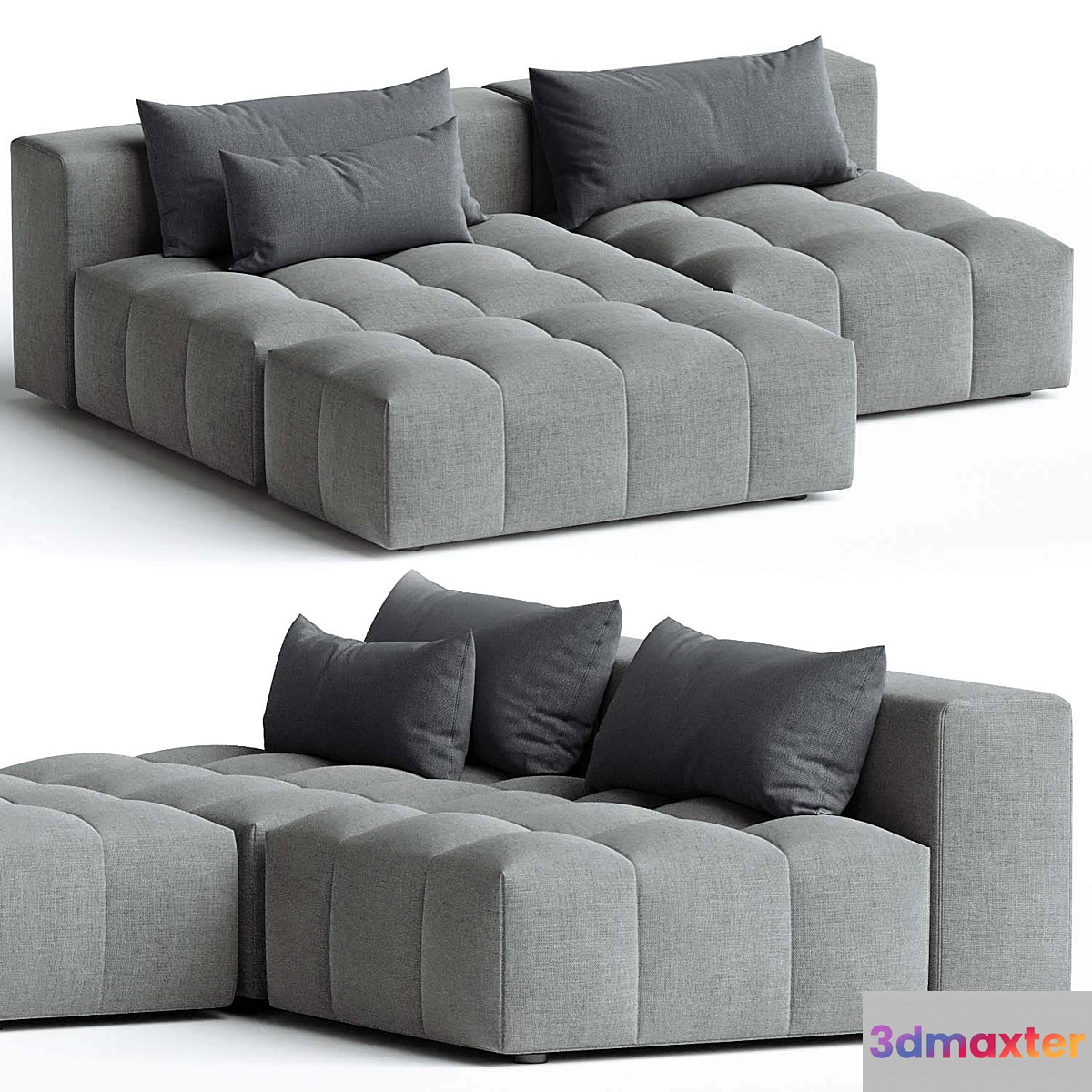 Bubble Soft 210x180cm modular sofa 3D Max