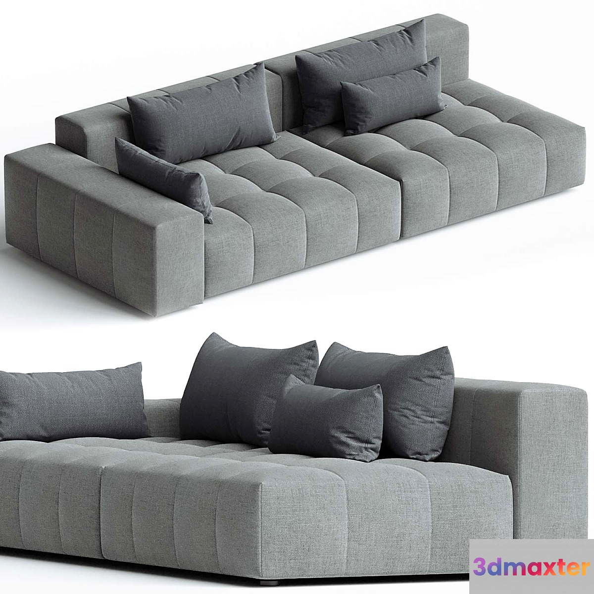 Bubble Soft 270x120cm modular sofa 3D Max