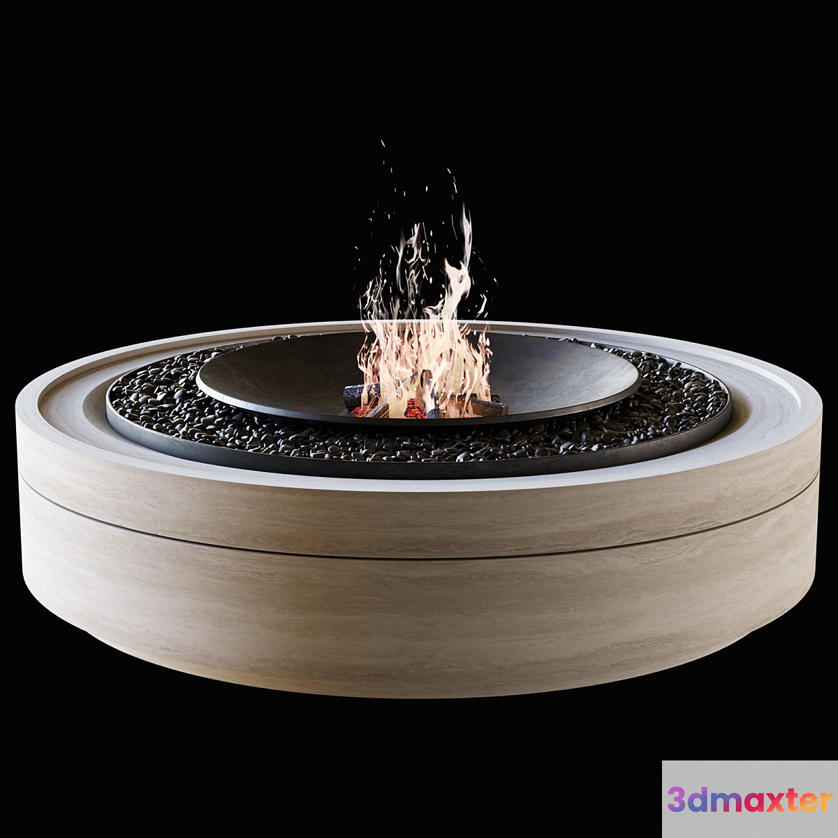Fireplace #10 3D Max