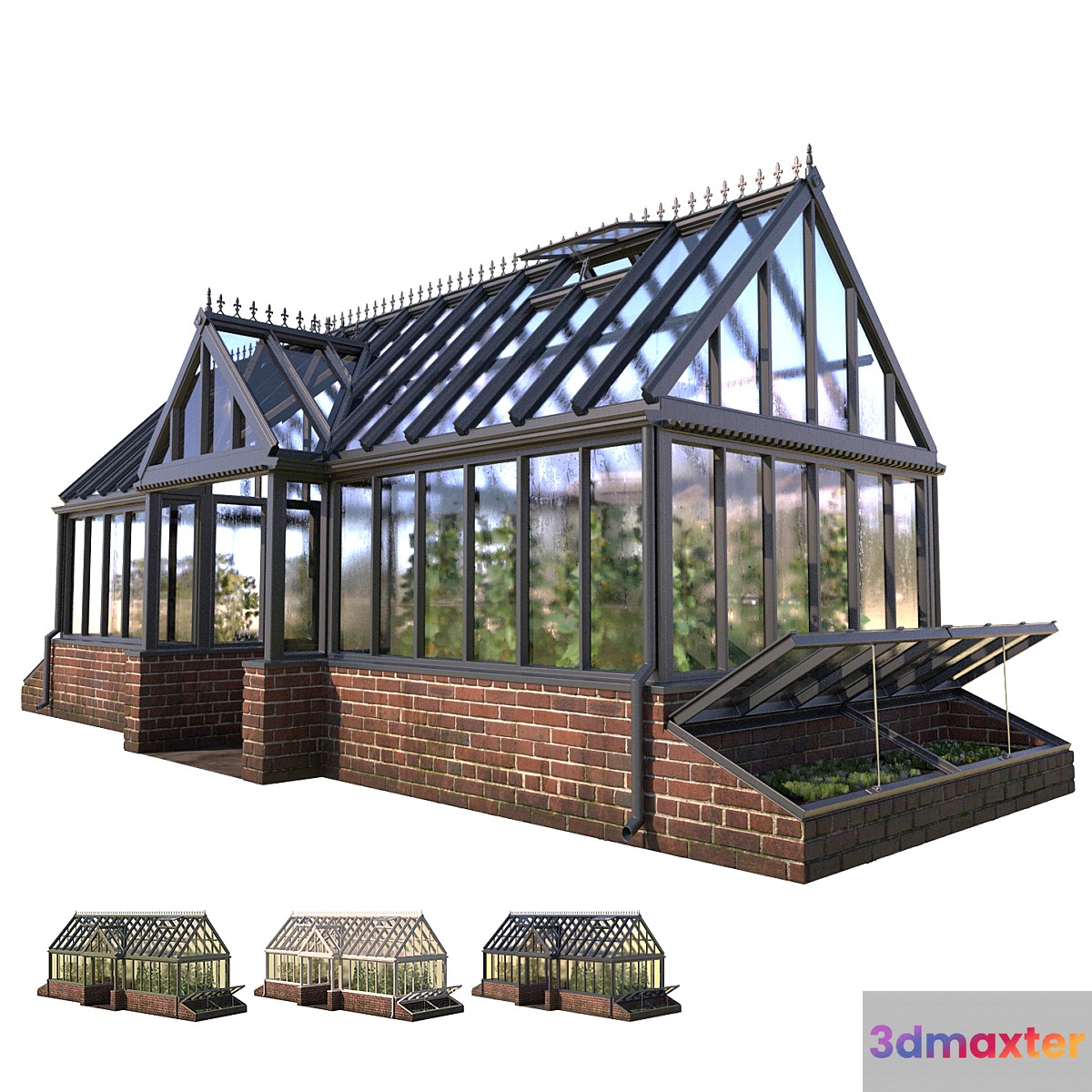 English greenhouse TOTLAND 1 3D Max