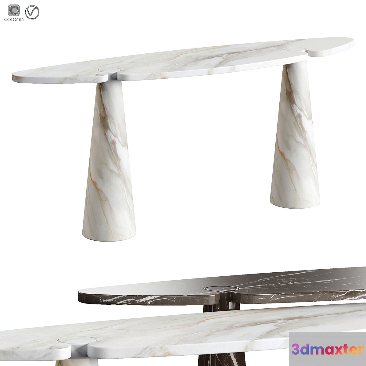 Agapecasa Console Eros Oval 3D Max