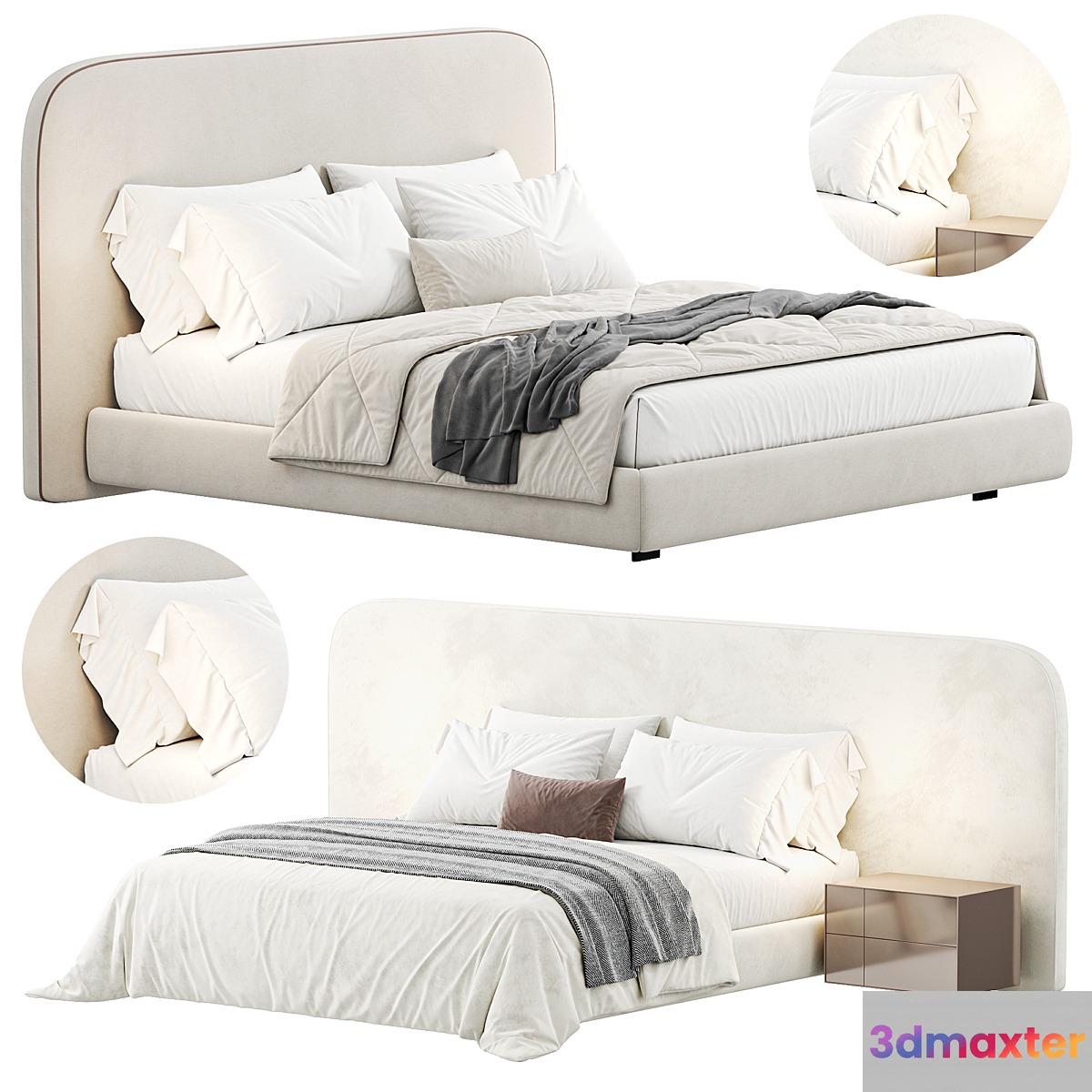 Metis Soft Bed - No.2 3D Max
