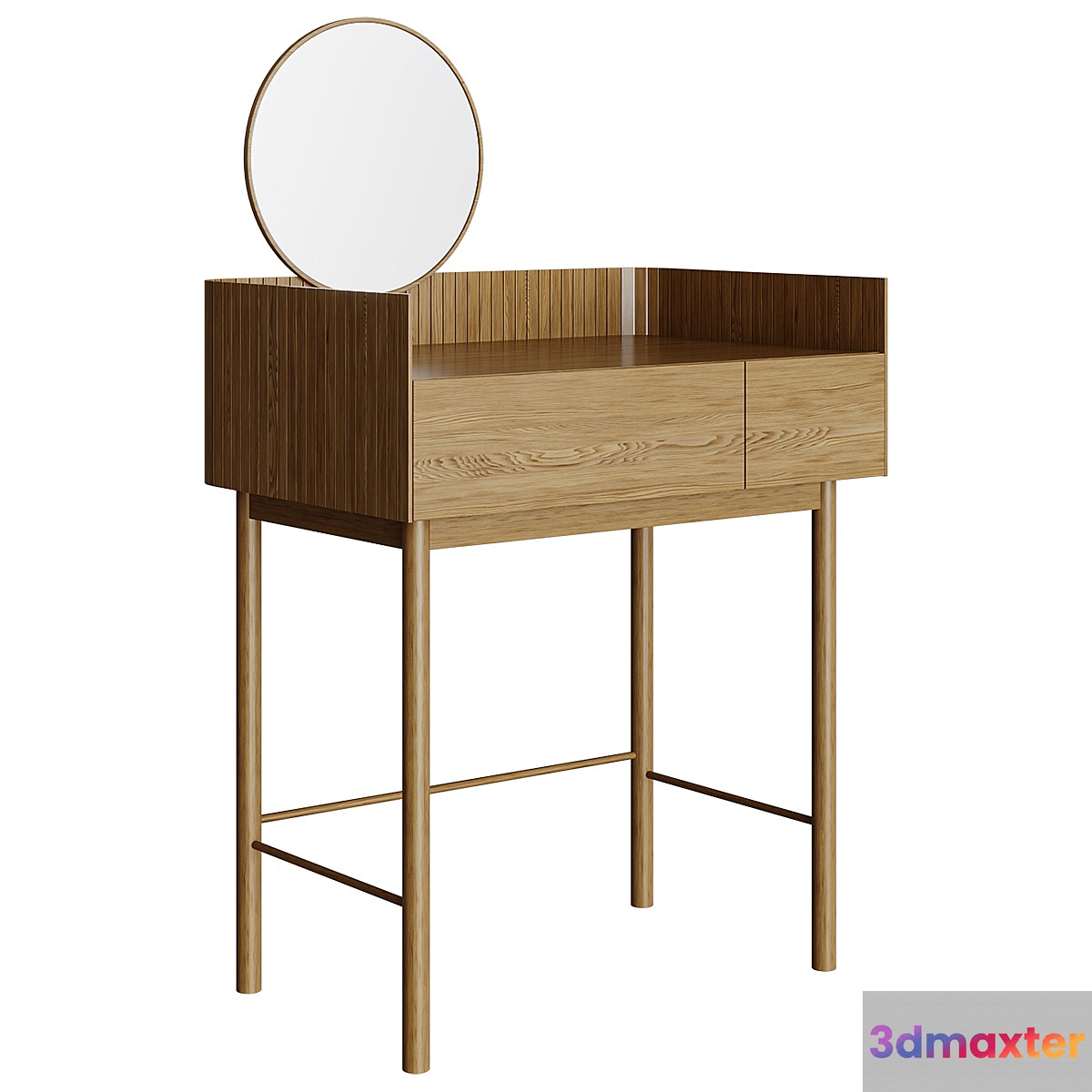 Dressing table with 2 drawers Lazar
