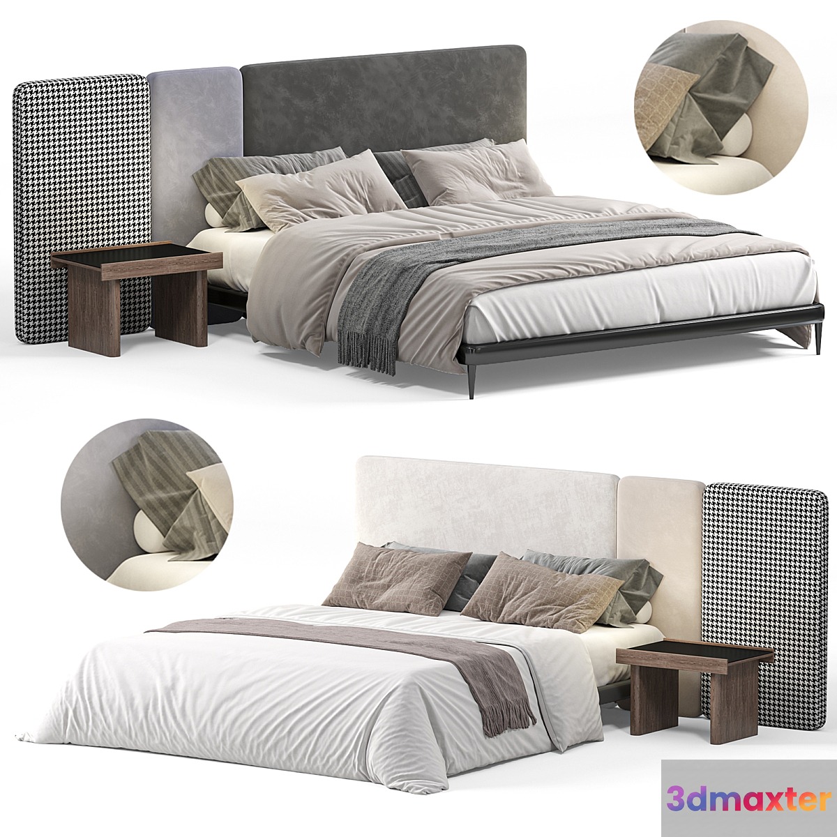 Bed licata by ogogo 3D Max
