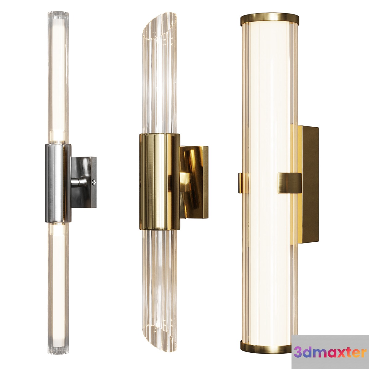 Sconce Dantone Home Seren gold Seren small Grigio - No.2 3D Max