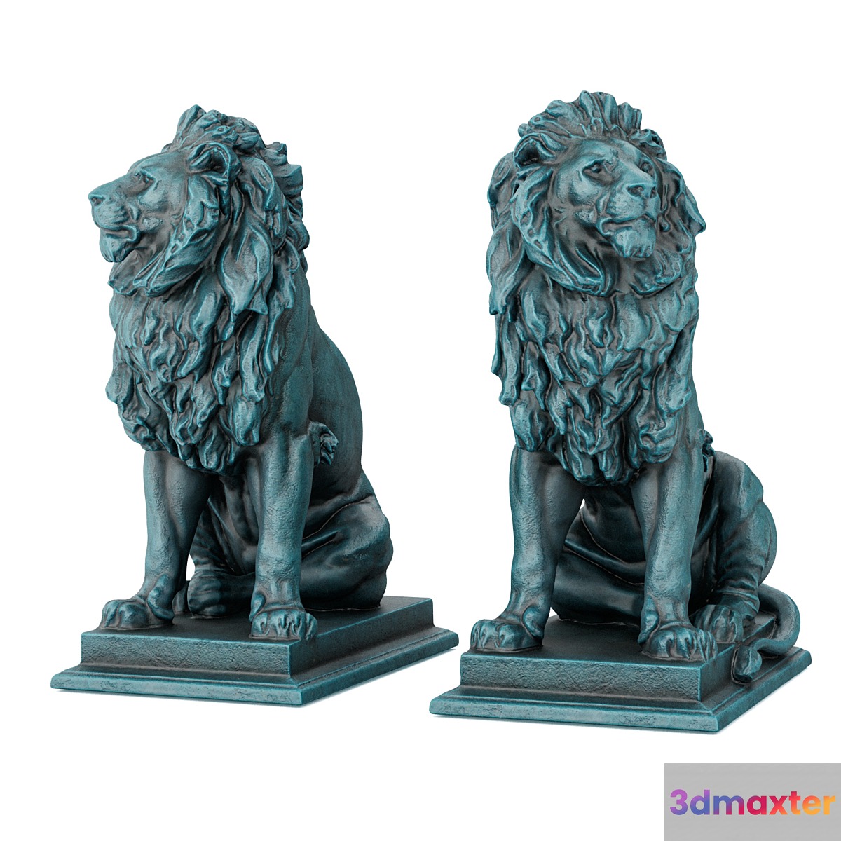 Sitting Lion sculpture