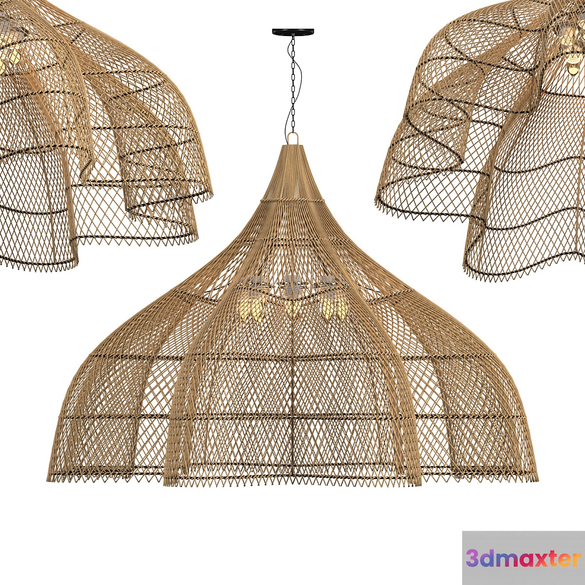 Matador Wicker Chandelier X-Large - No.2