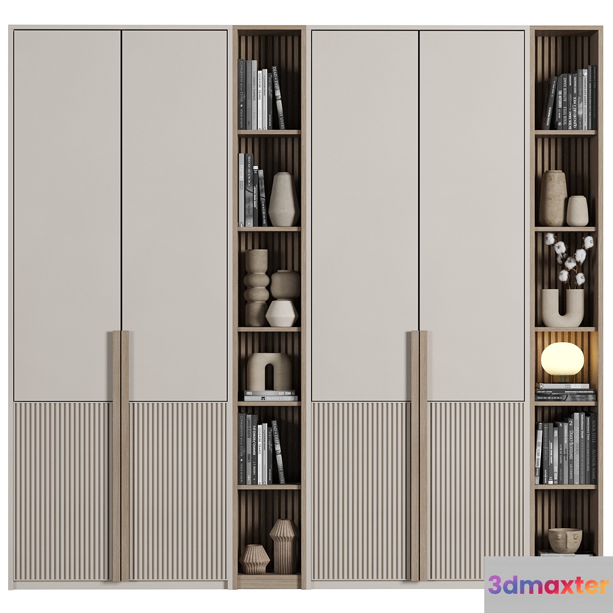Cabinet with shelves_050