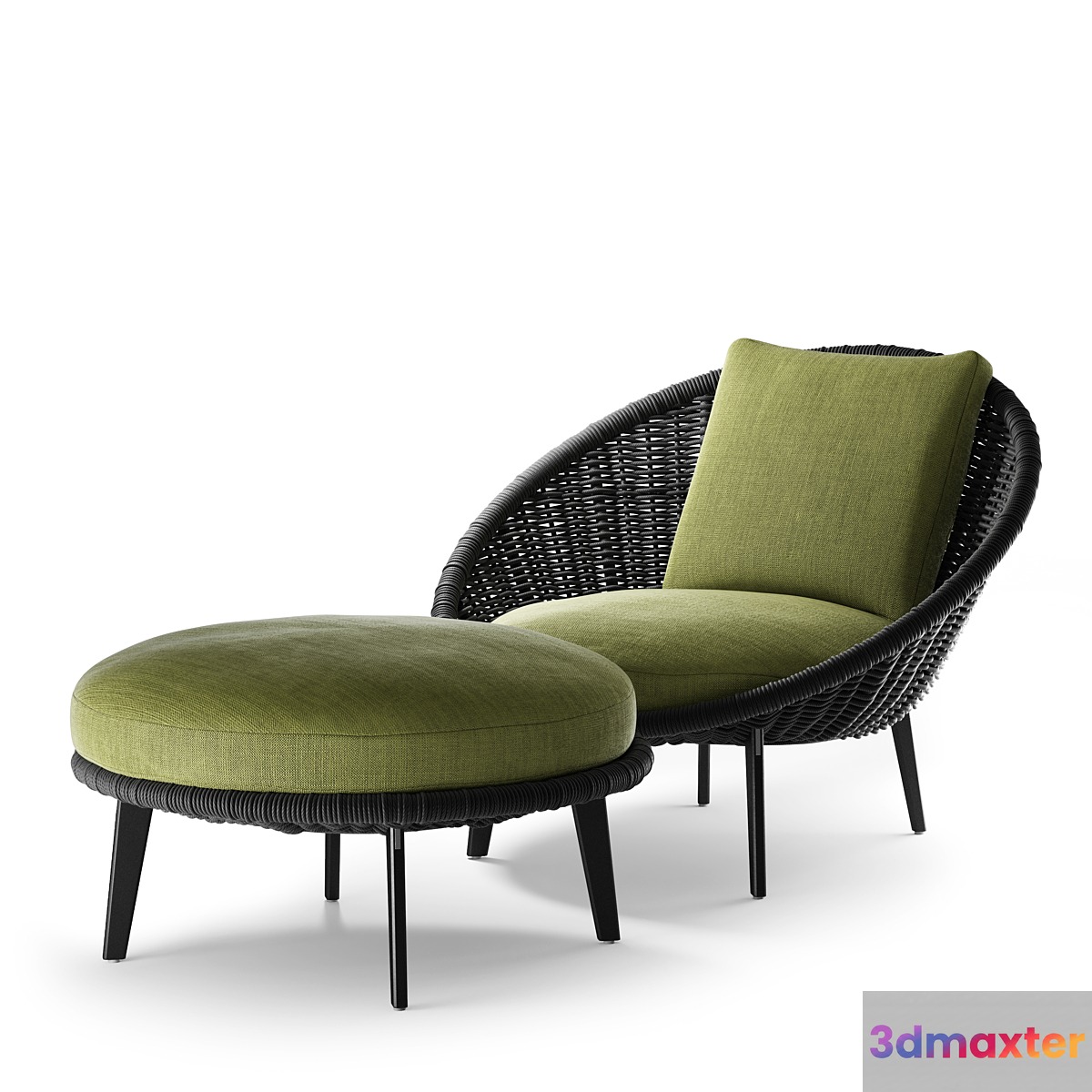 armchair Lido Cord Outdoor (Minotti) - No.2