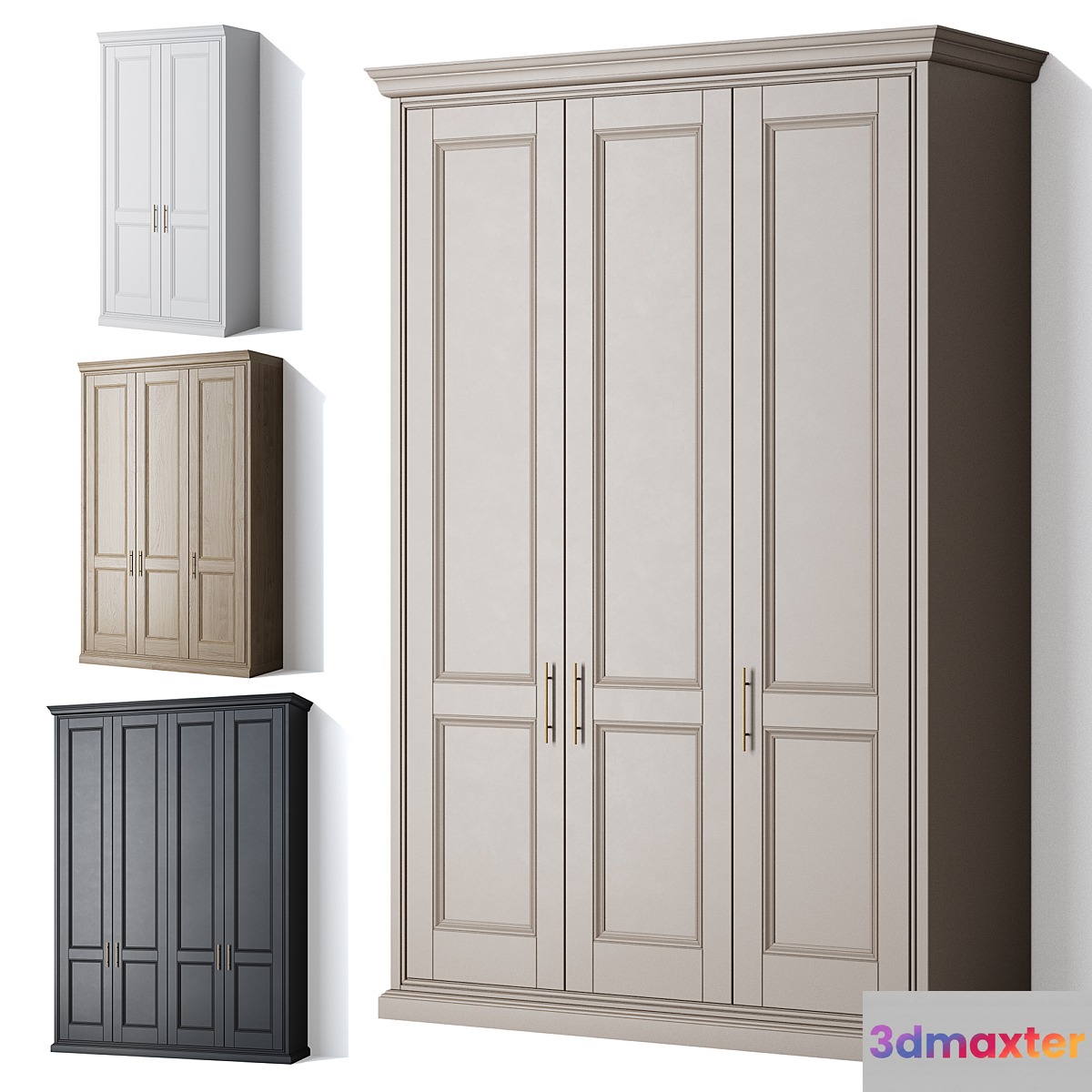 Wardrobe classic 02 3D Max