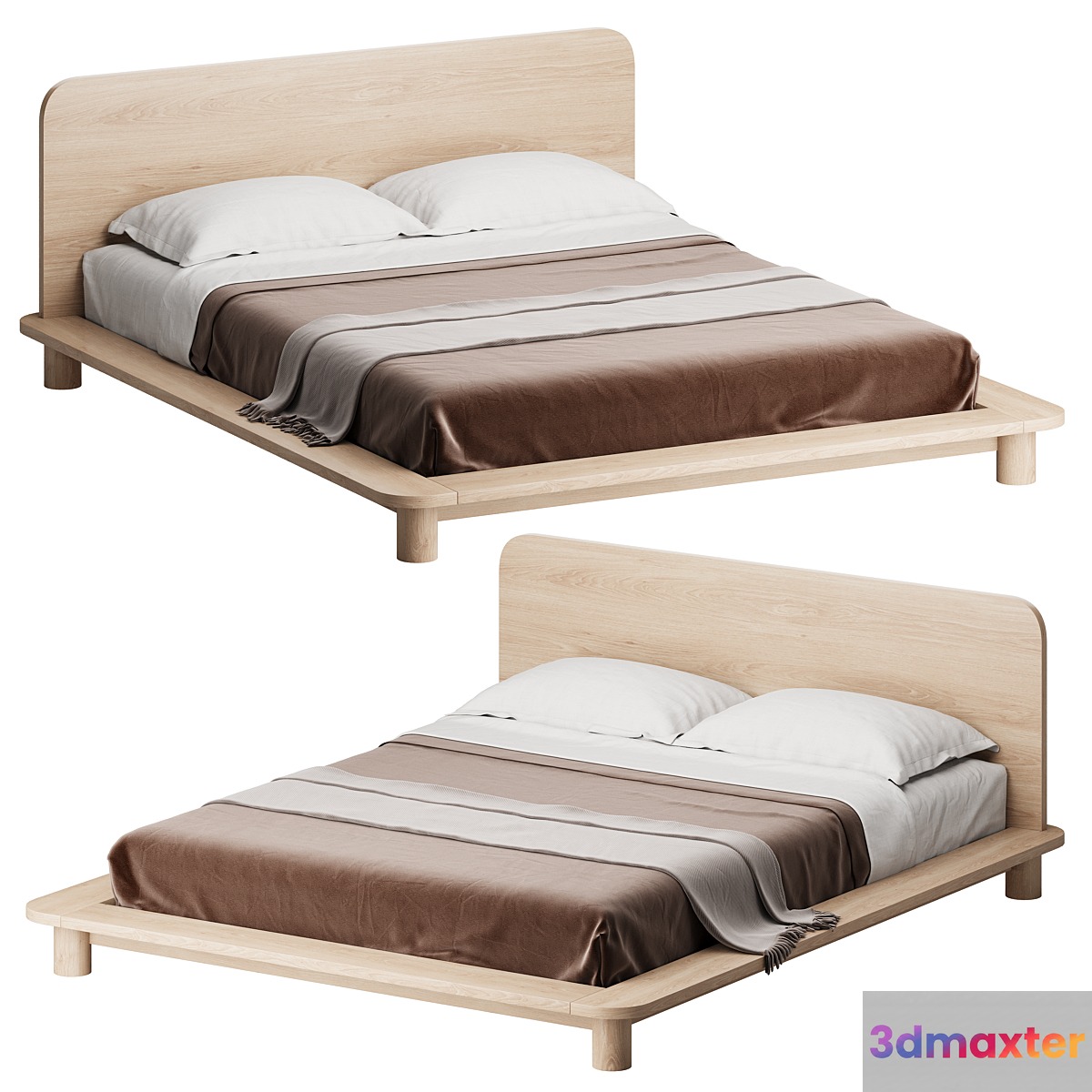 Kiral Bed 3D Max