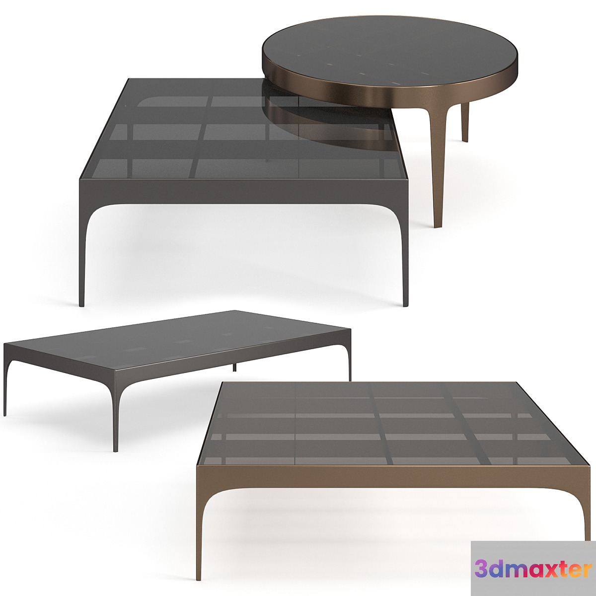 Bonaldo Passy coffee tables set